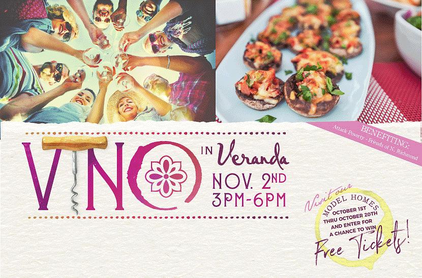 Save the Date for Vino in Veranda